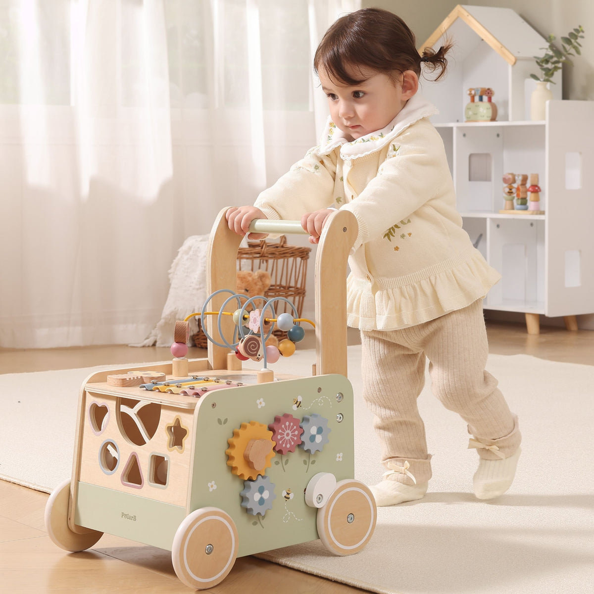 Viga PolarB activity walker – shape sorter
