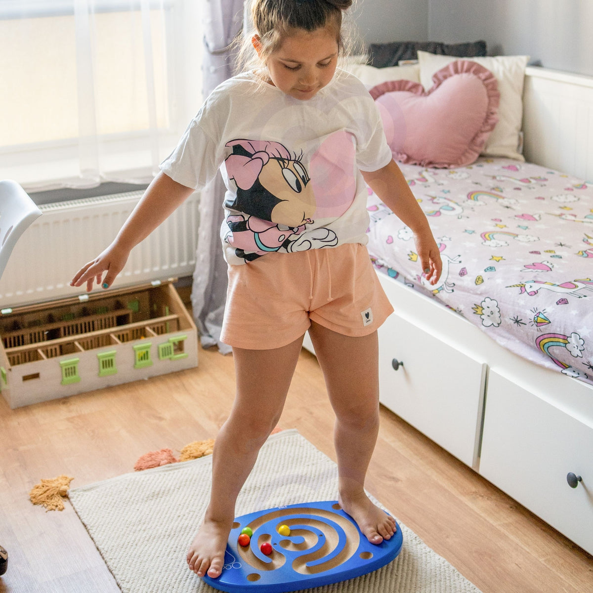 Viga līdzsvara dēlis ar labirintu iepakojumā