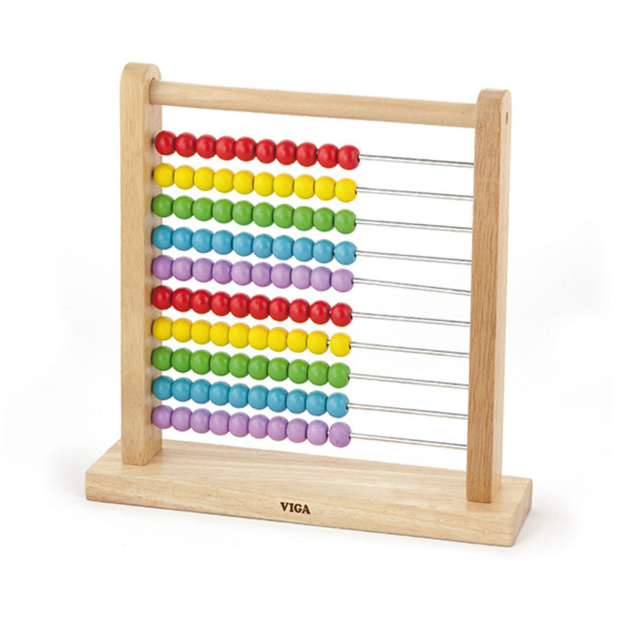 Viga wooden abacus – colourful beads for kids