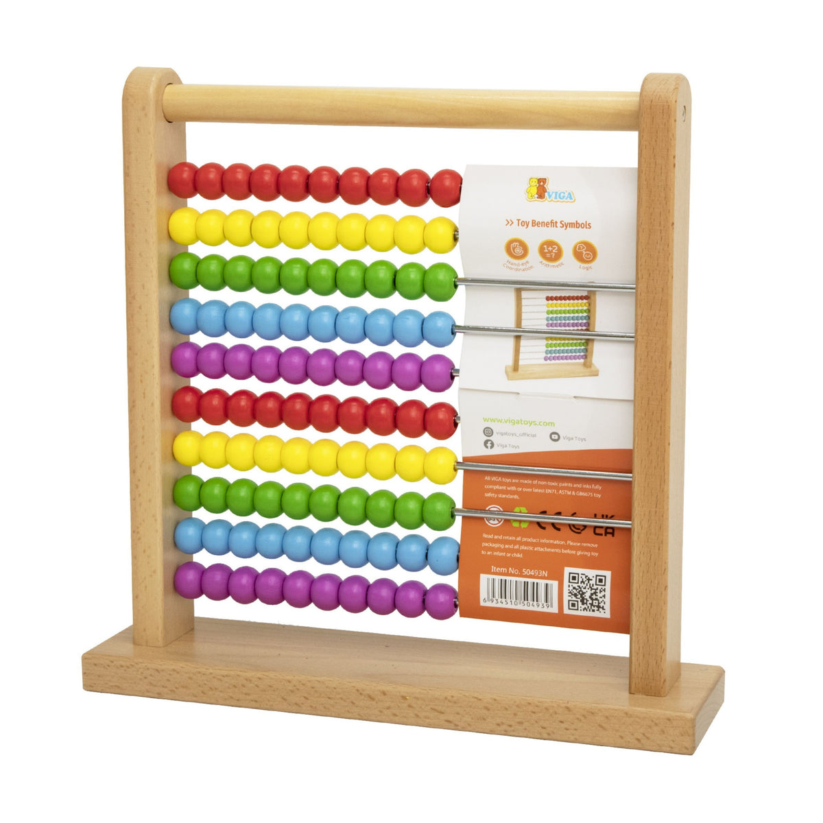 Viga wooden abacus – child counting for kids