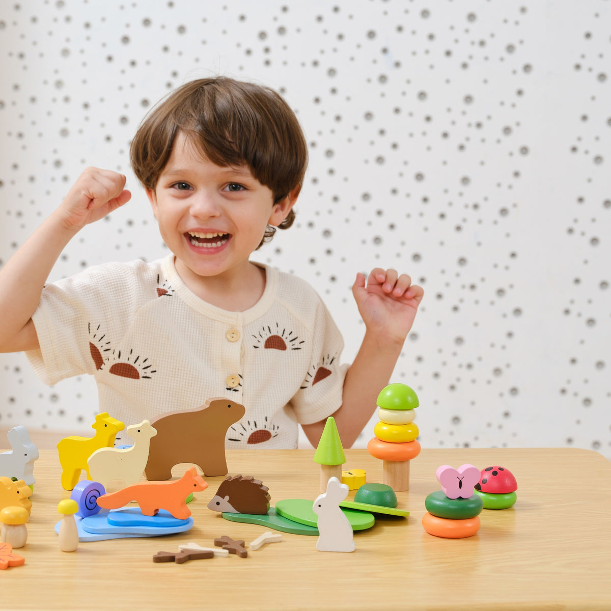Viga Forest Tales blocks – box with compartments