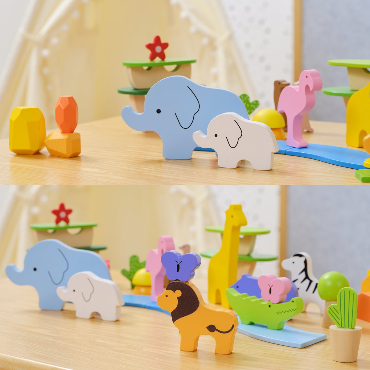 Viga Tropical Stories blocks – box with compartments