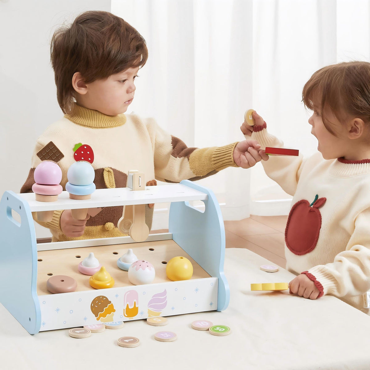 Viga blue ice cream parlour – toppings and gripper