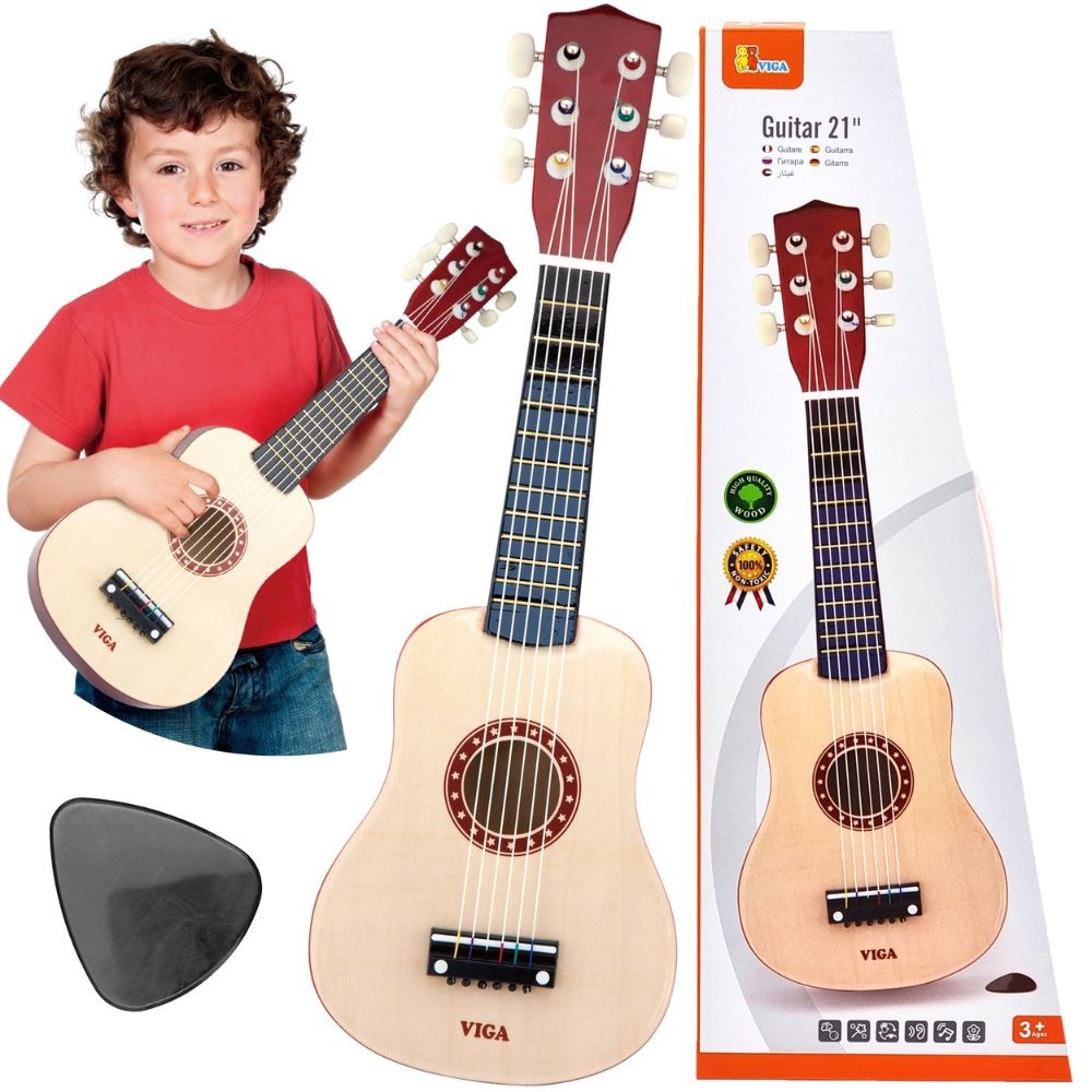Viga wooden guitar 21 inch – tuning pegs