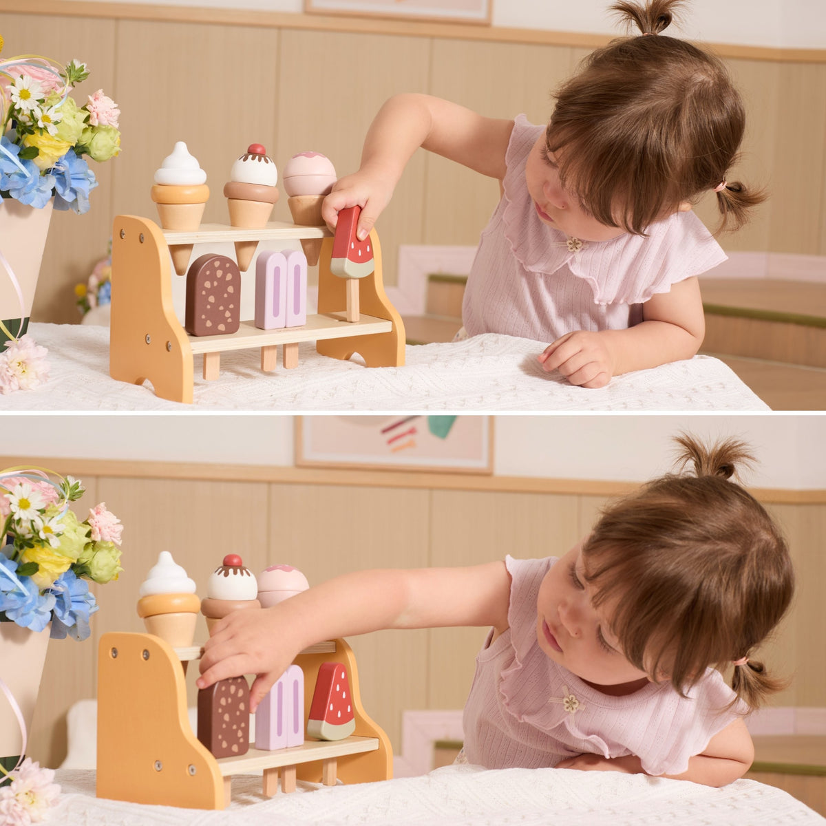 Viga wooden ice cream stand – set in the box