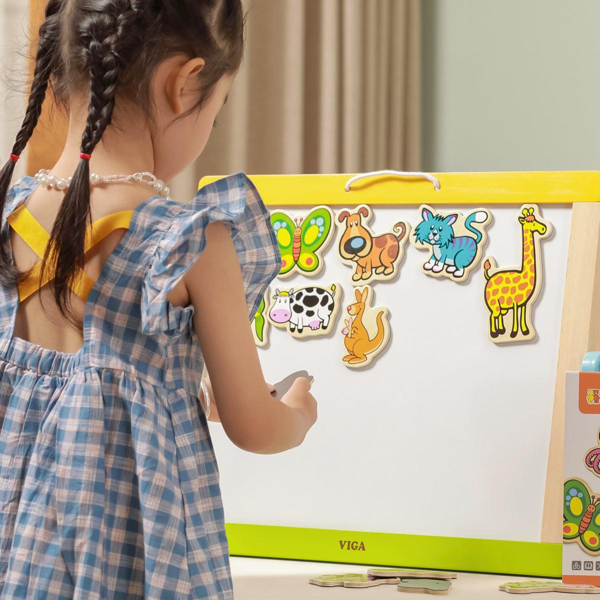 Viga animal magnets – magnets on a board