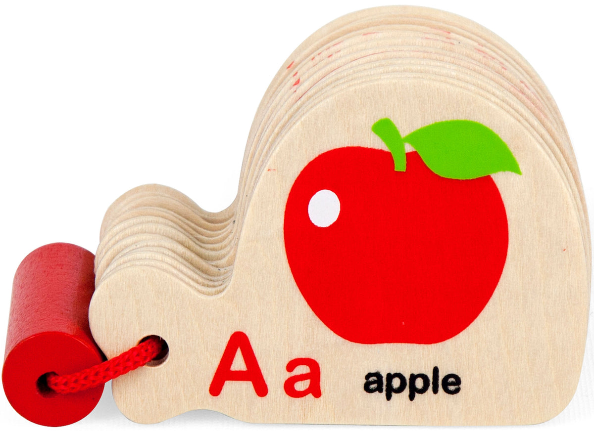 Viga wooden ABC book – English words for kids