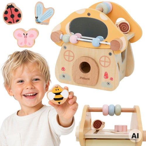 Viga PolarB Wooden Activity Mushroom House
