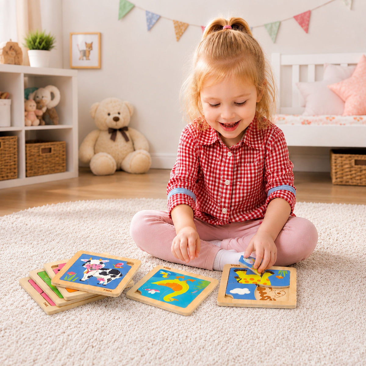 Viga 12 puzzles in a stand – puzzles in rack