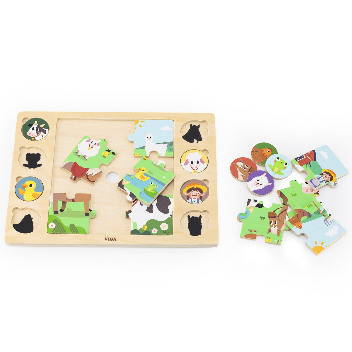 Viga guess the shadow farm – finished puzzle