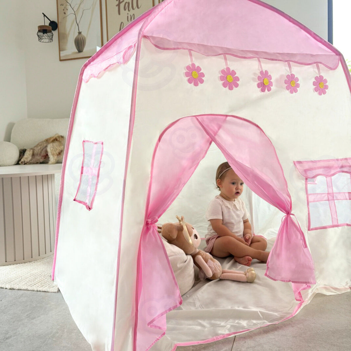 Woopie XXL play tent – palace tent with curtains