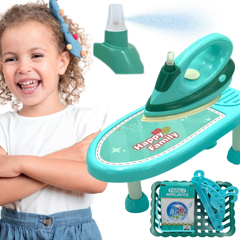 Woopie 2in1 rotaļu gludināšanas komplekts ar veļas grozu
