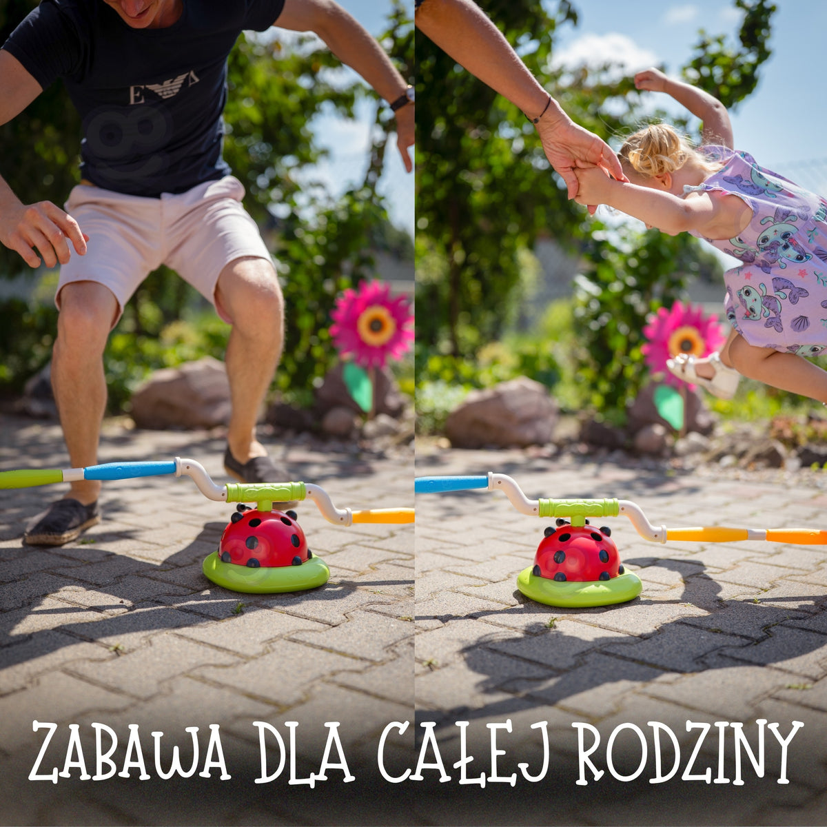 Mārītes raķešu palaidējs – kustību spēle bērniem no 3 gadiem