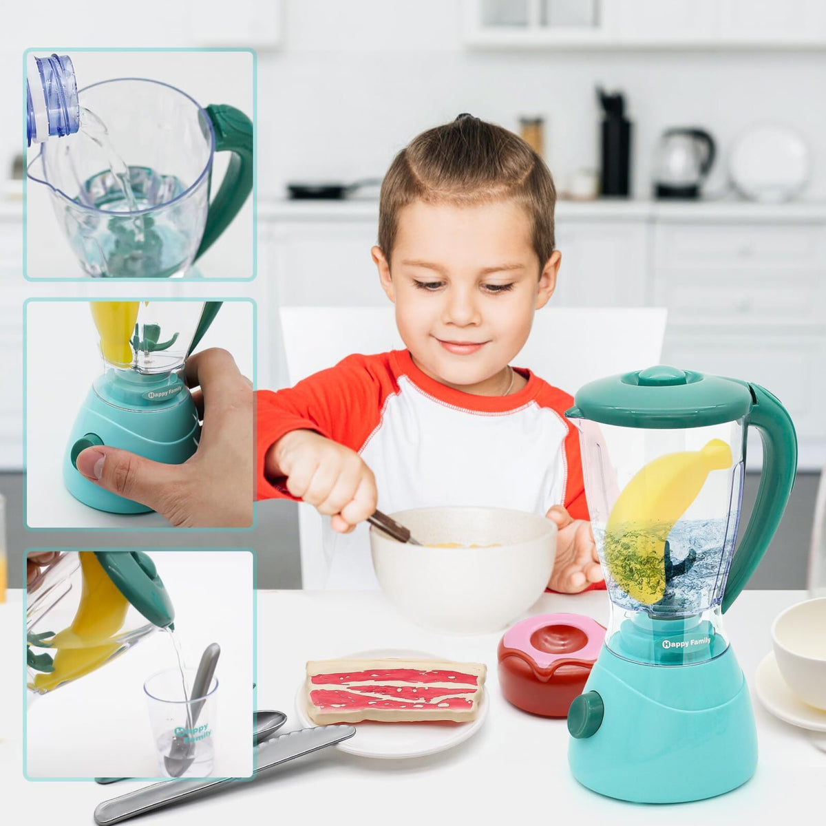 Toy appliances – light and sound effects for role play
