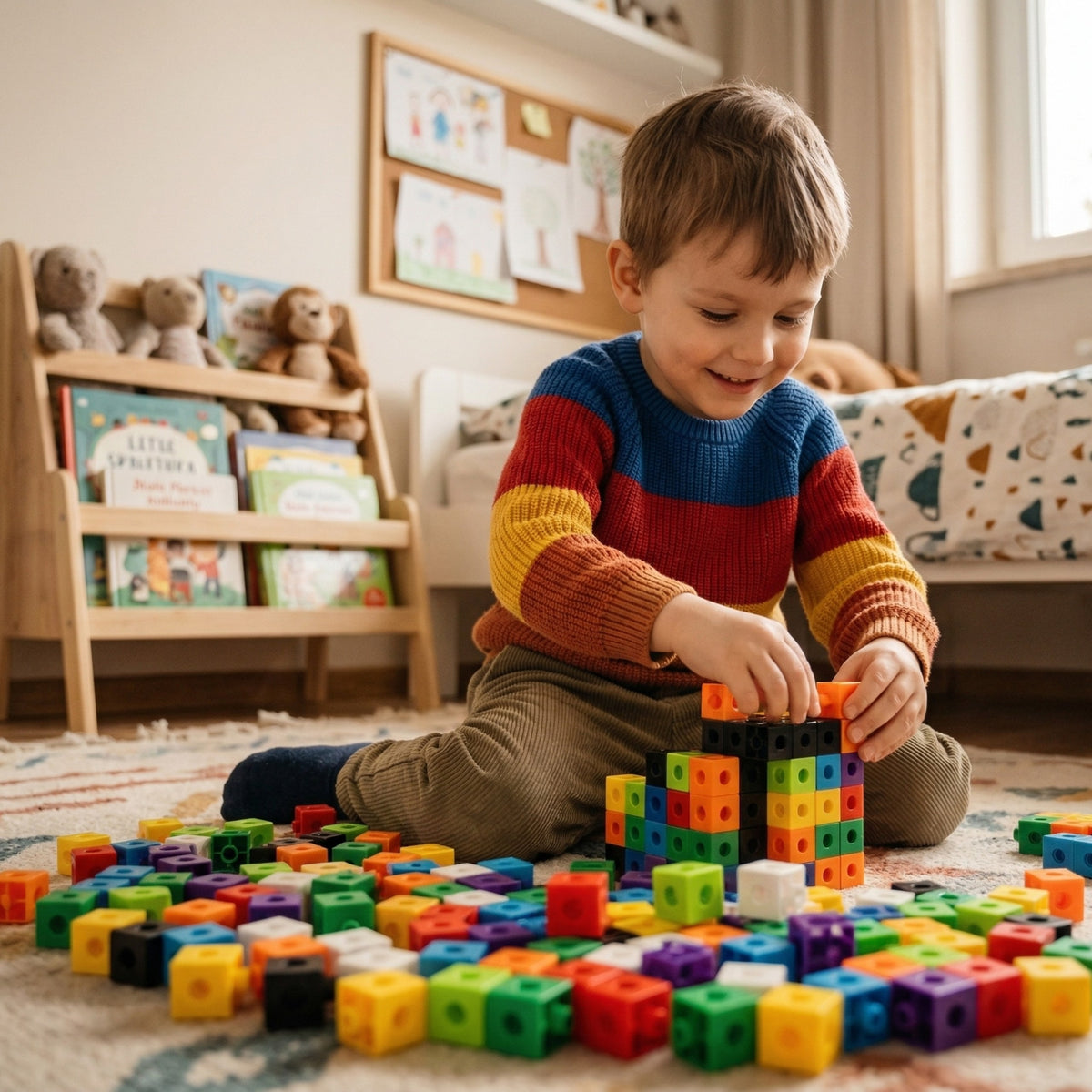 Woopie 3D cube blocks 150 – numbered blocks