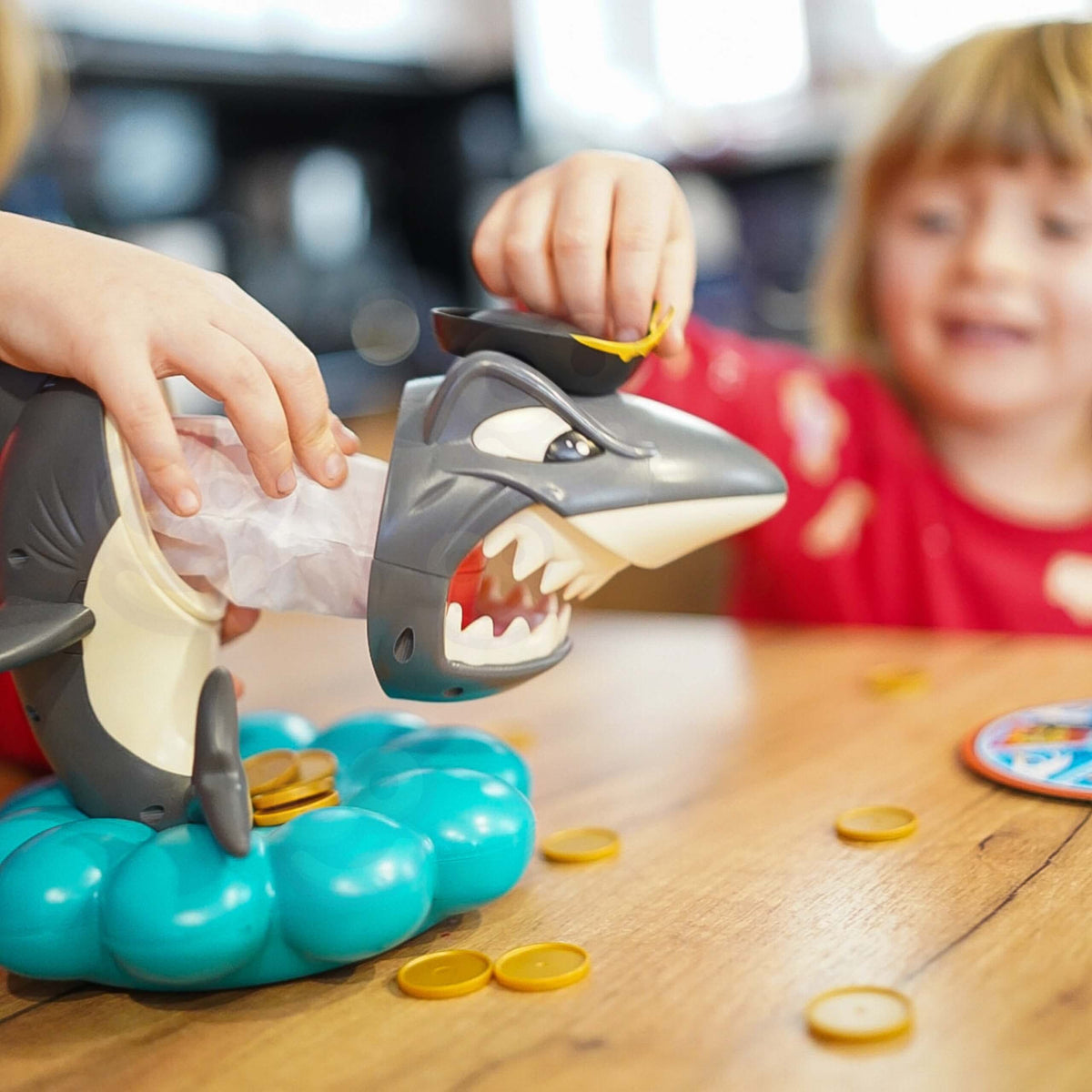 Angry Pirate Shark game box for 2–4 players