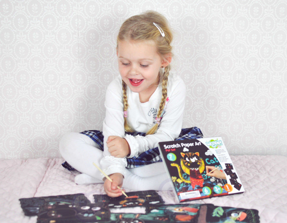 Woopie Art&Fun skrāpējamās bildes – slēdzams iepakojums