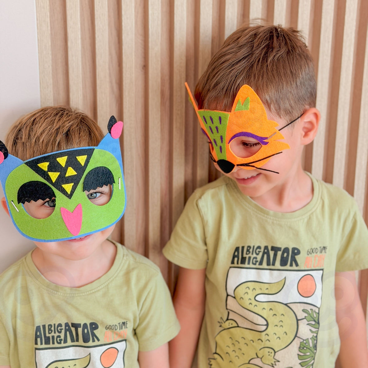 Filca masku komplekts – 75 pašlīmējošas filca detaļas piecās krāsās