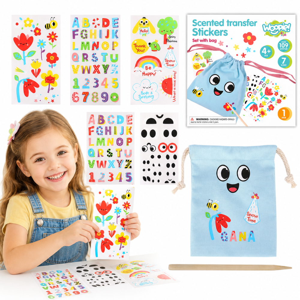 Woopie Art&Fun somiņas dekorēšanas komplekts bērniem no 4 gadiem