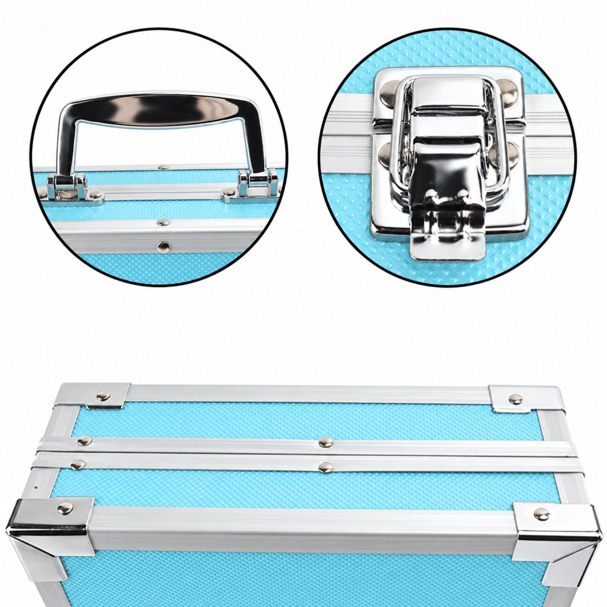 Woopie space art case – open case with trays
