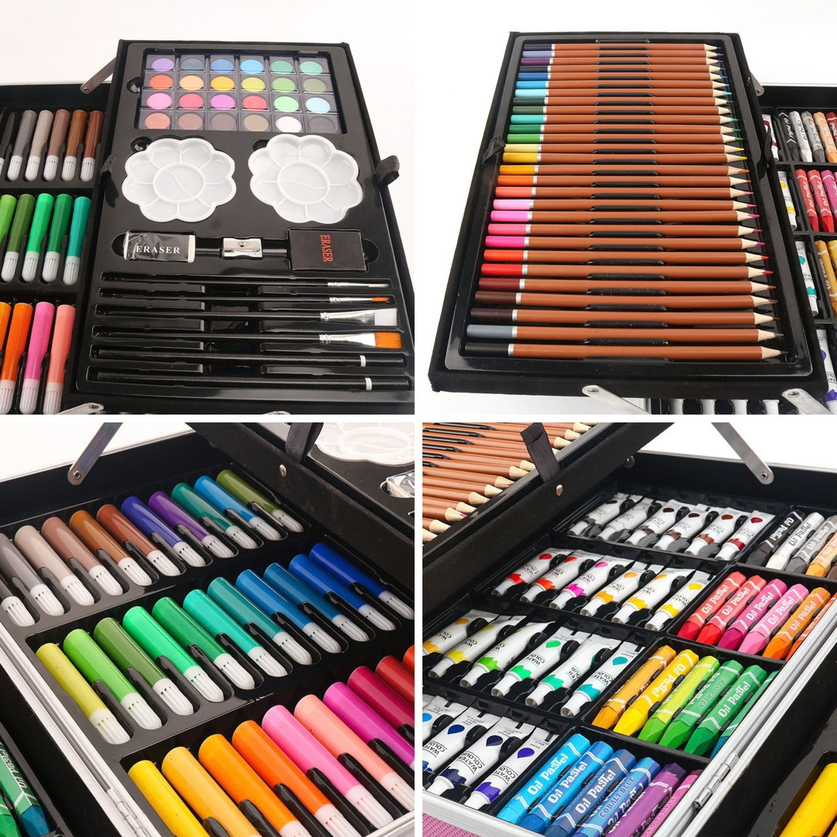 Woopie space art case – pencils, crayons and pastels