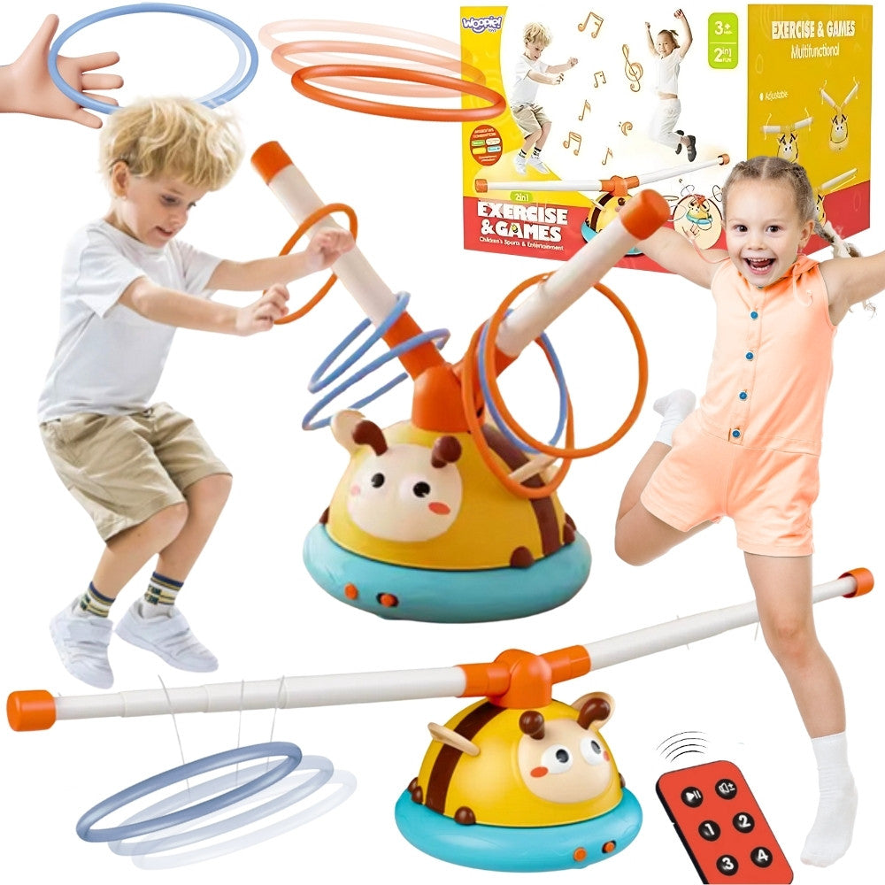 Woopie automatic jump rope bee game 2in1 with remote control