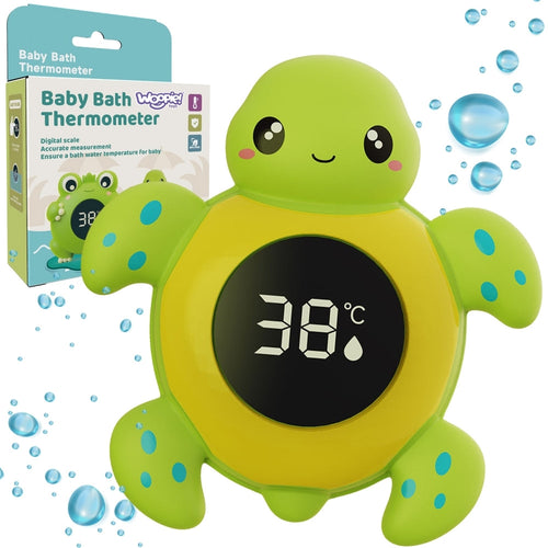 Woopie Baby 2-in-1 Turtle Bath and Room Thermometer