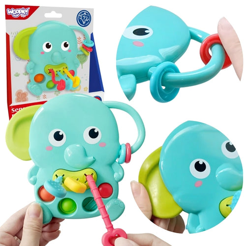 Woopie Baby Sensory Elephant Teether 4 in 1