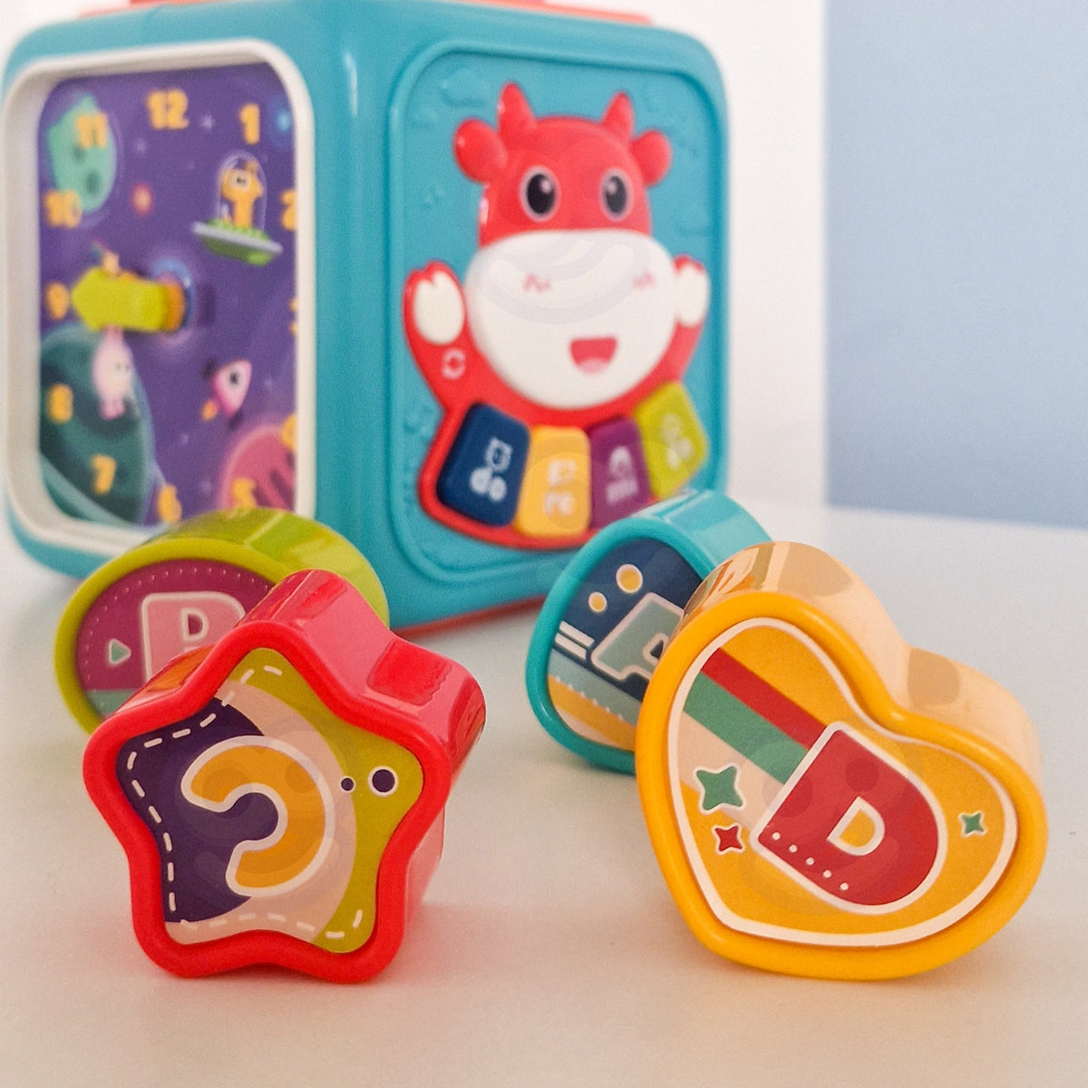 Kompakts sensorais aktivitāšu kubs mazuļiem – Woopie Baby