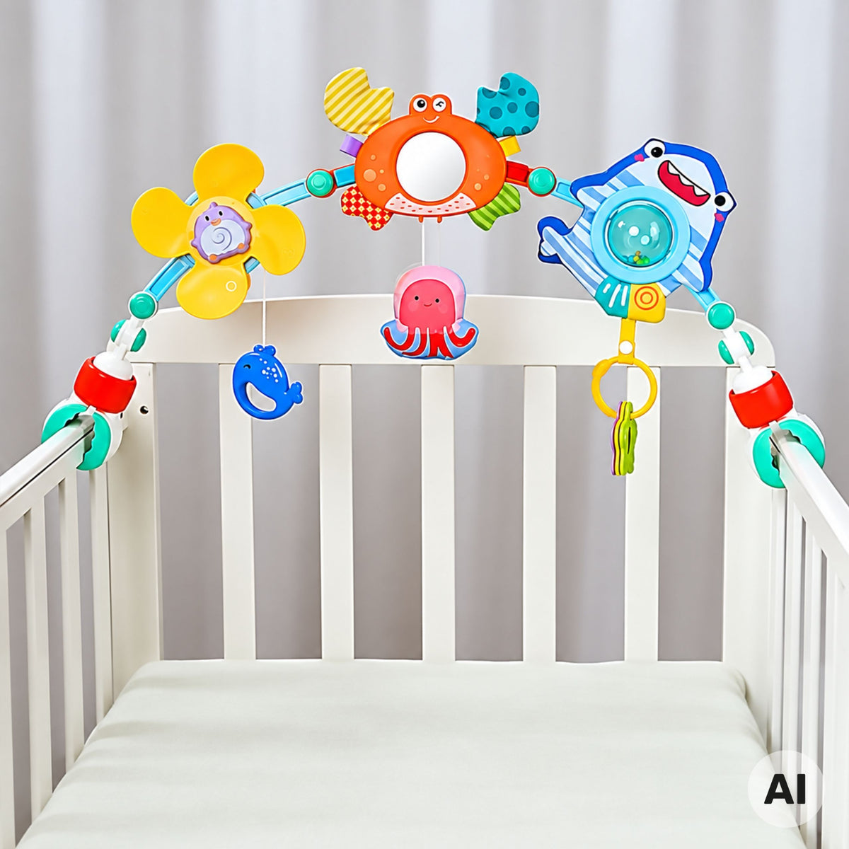 Woopie Baby sea play arch – star-shaped teethers