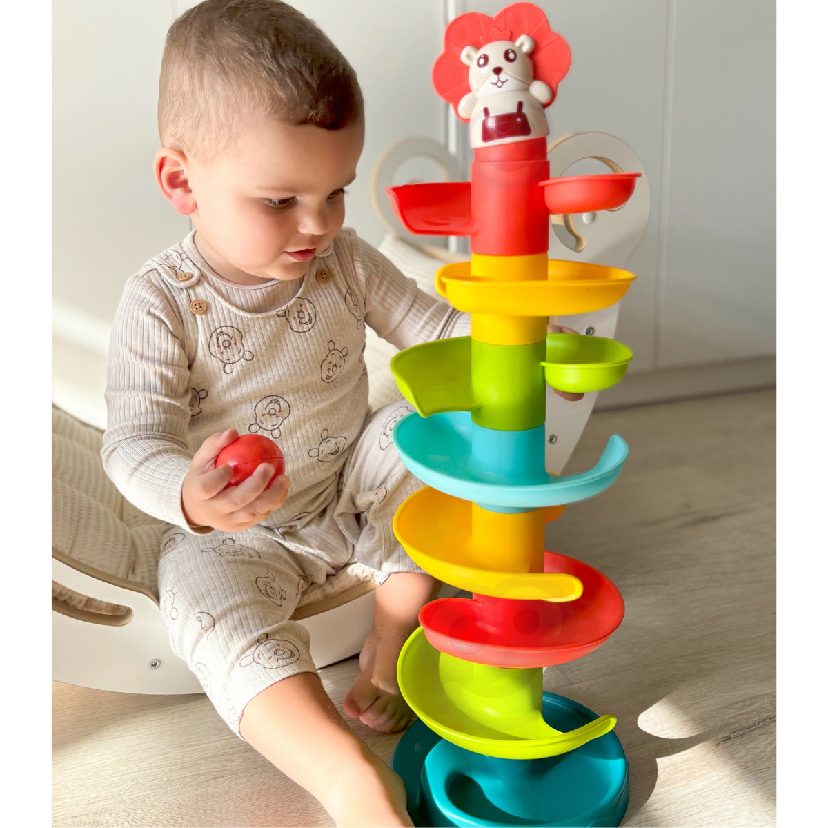 Woopie Baby spiral ball tower 6 – six balls