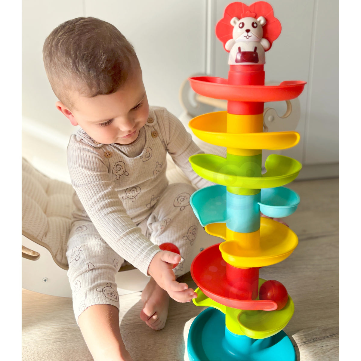 Woopie Baby spiral ball tower 6 – tower pieces