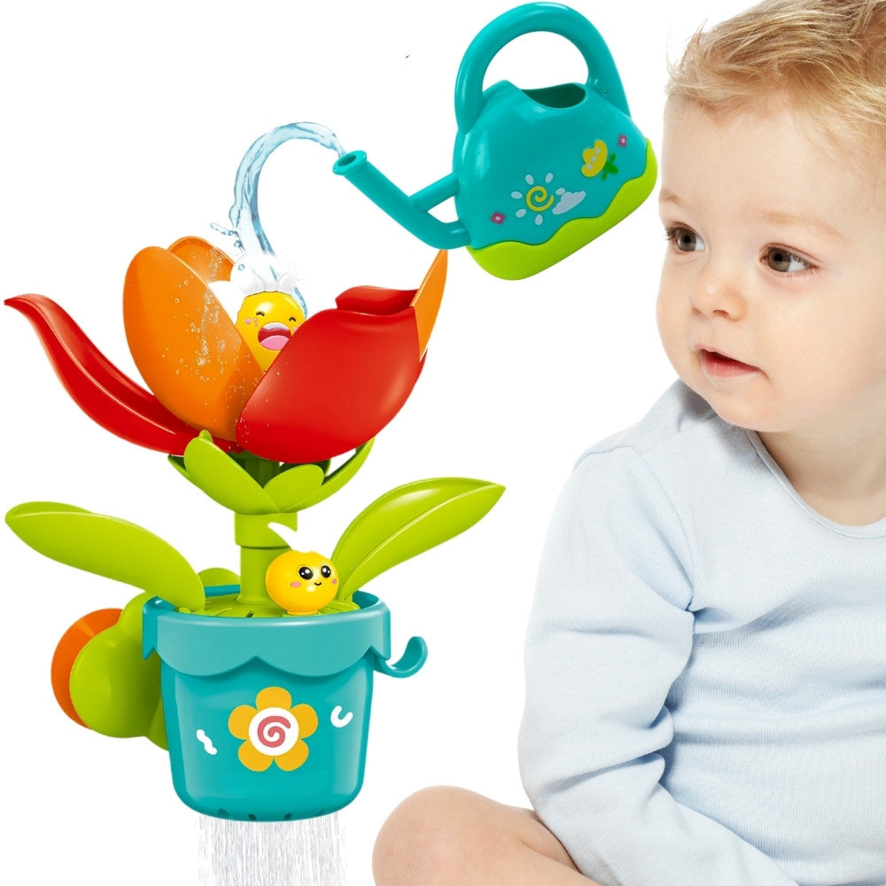 Woopie Baby ziedošs zieds vannai ar lejkannu