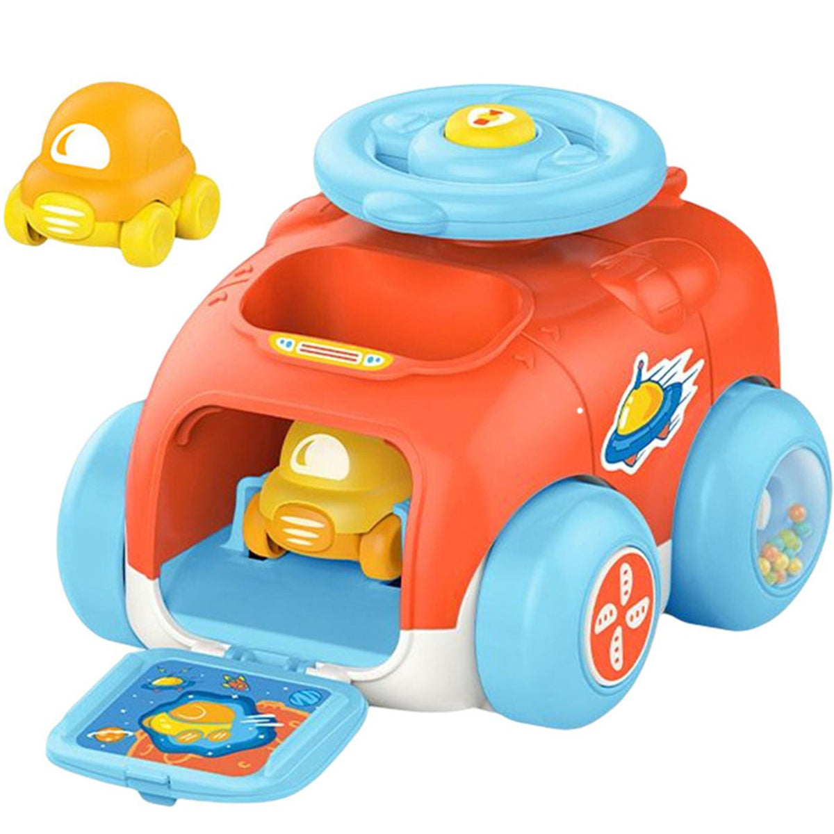 Car launcher toy – wheels that make sounds