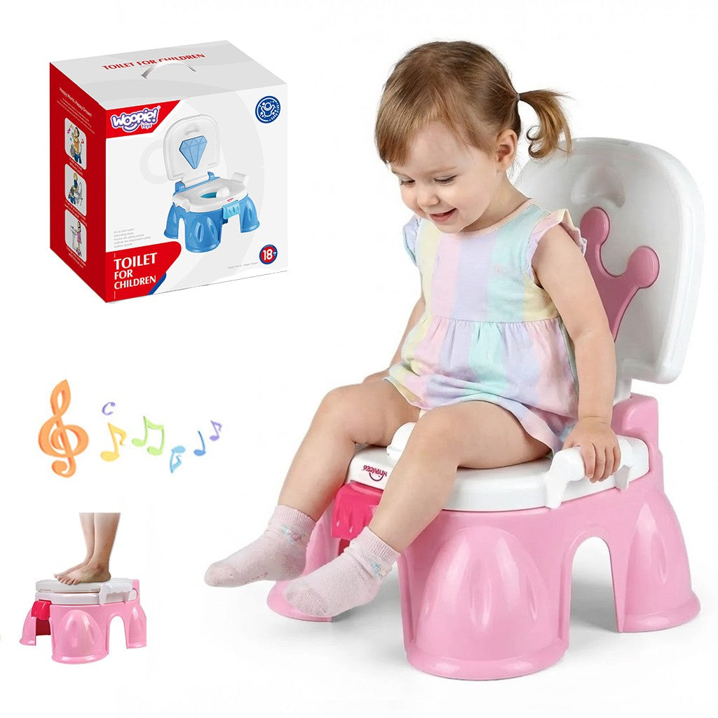 Woopie Baby Musical Potty 3-in-1 with Step and Chair