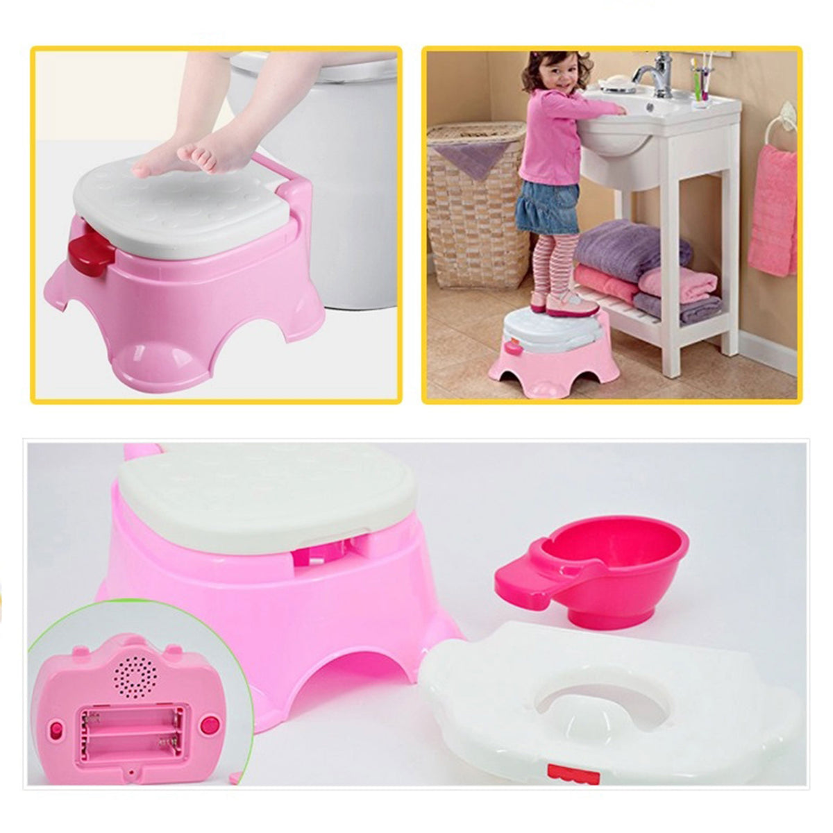 Woopie Baby musical potty 3-in-1 – folded as a step