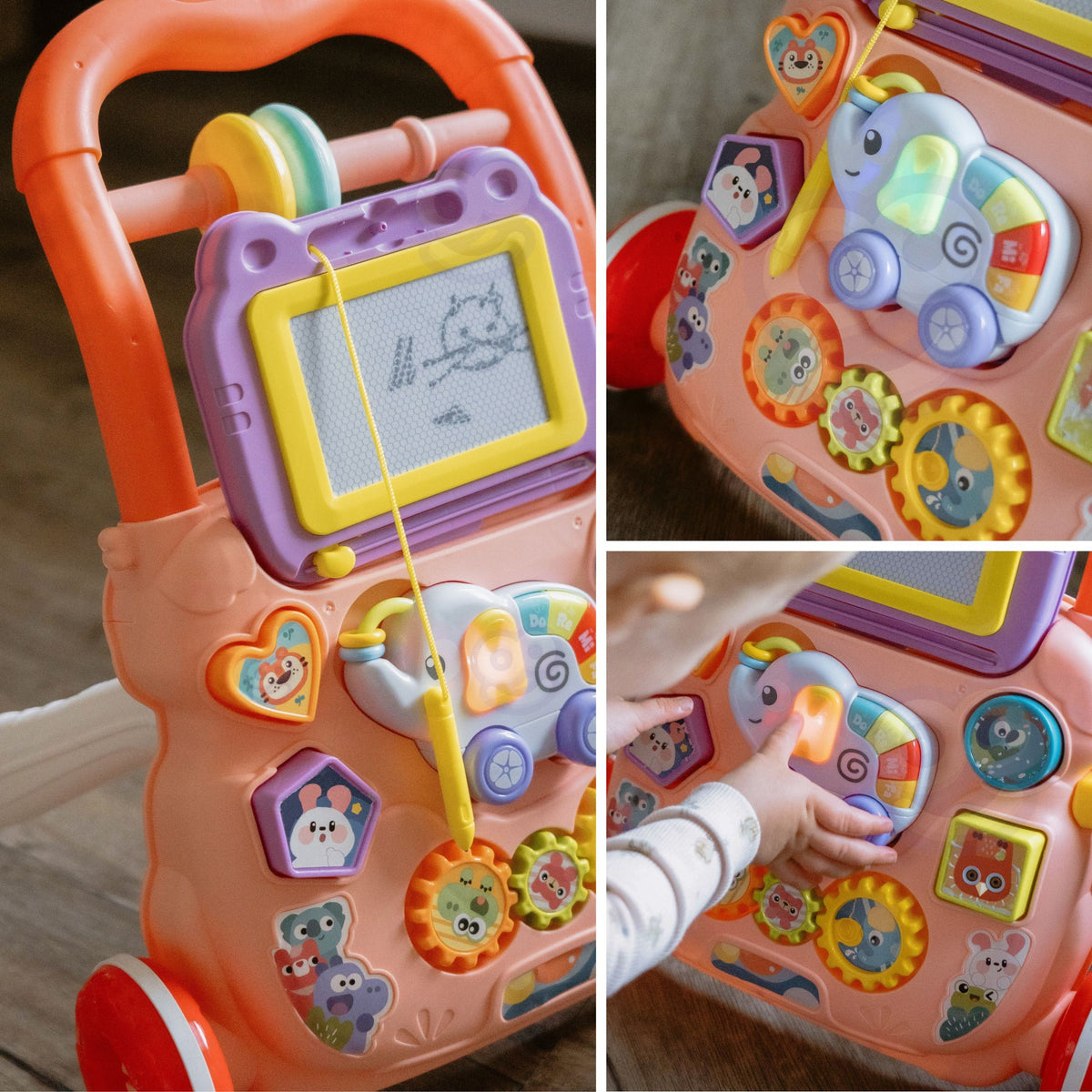 Woopie Baby muzikālais staigulis – mazulis staigā ar staiguli