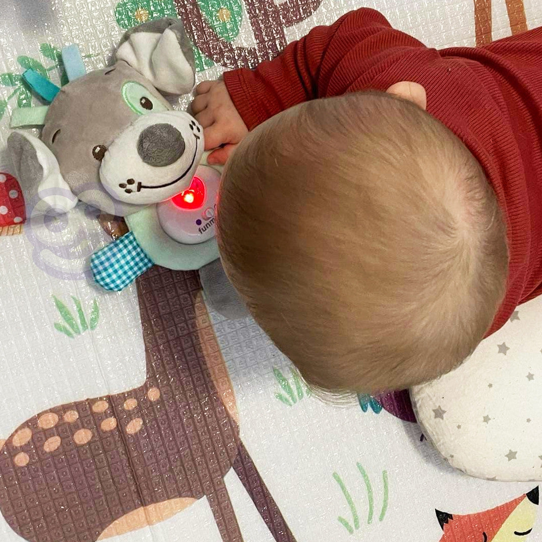 Woopie Baby Sleepy Dog Soother Plush with 15 Melodies