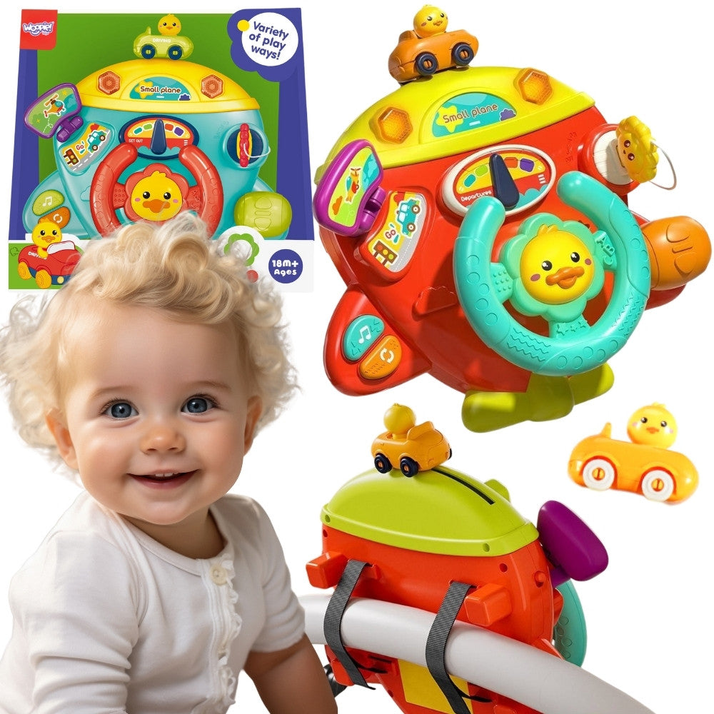 Woopie Baby interaktīva lidmašīnas stūre mazuļiem