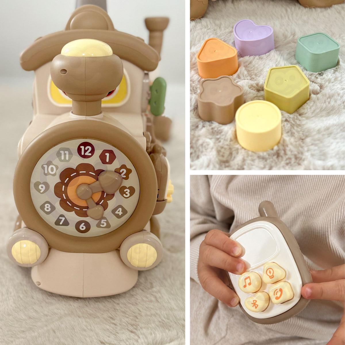 Woopie Baby 3-in-1 train – walker mode for kids
