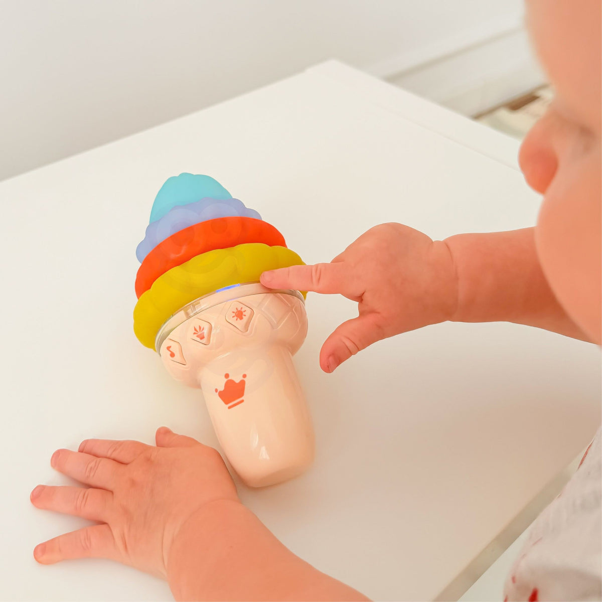 Woopie Baby musical ice cream – silicone scoops