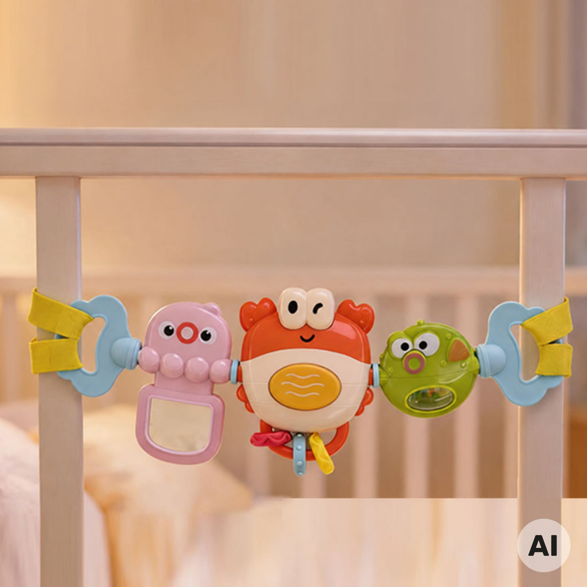 Woopie Baby sea animals pendant – octopus mirror