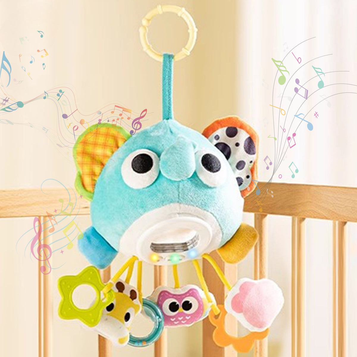 Woopie Baby musical plush elephant – pendants and teethers