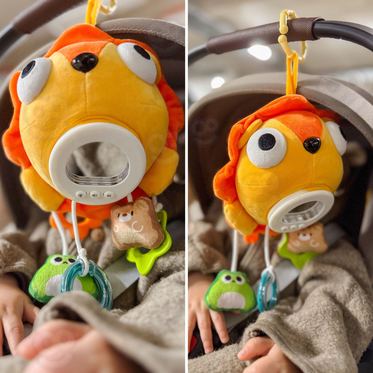 Woopie Baby musical plush lion – pendants and teethers