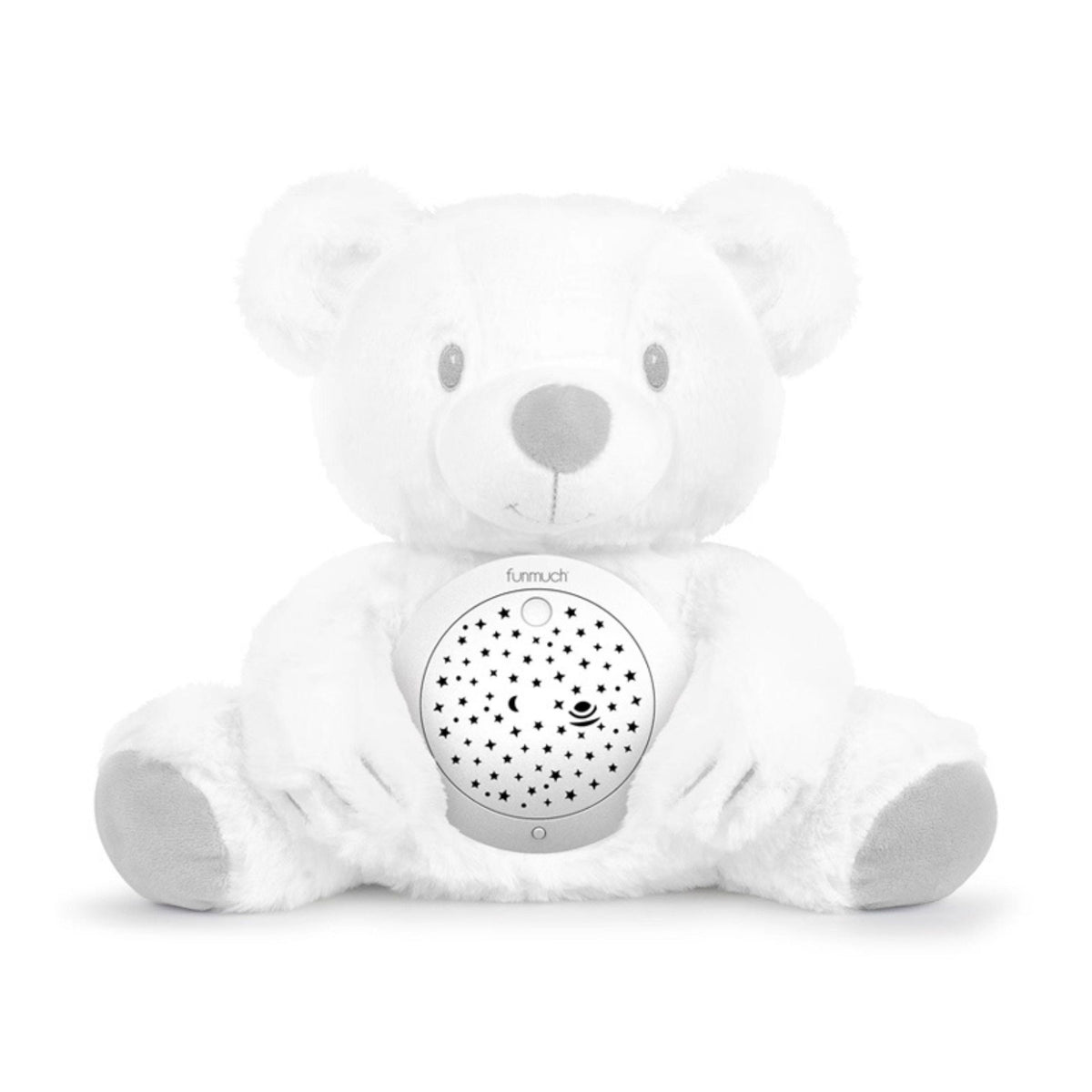 Woopie Baby white teddy projector – teddy in a baby's cot