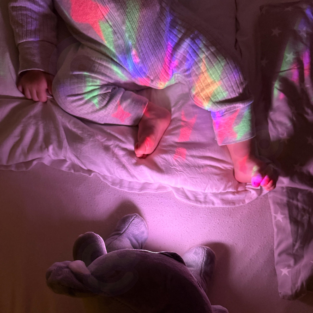 Woopie Baby polar bear projector – soft cotton polar bear