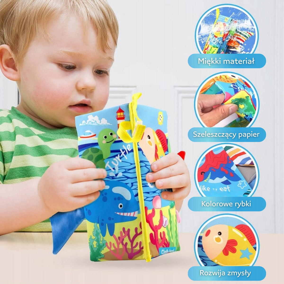 Woopie Baby grāmatiņa ar astēm – grāmatiņas vāks