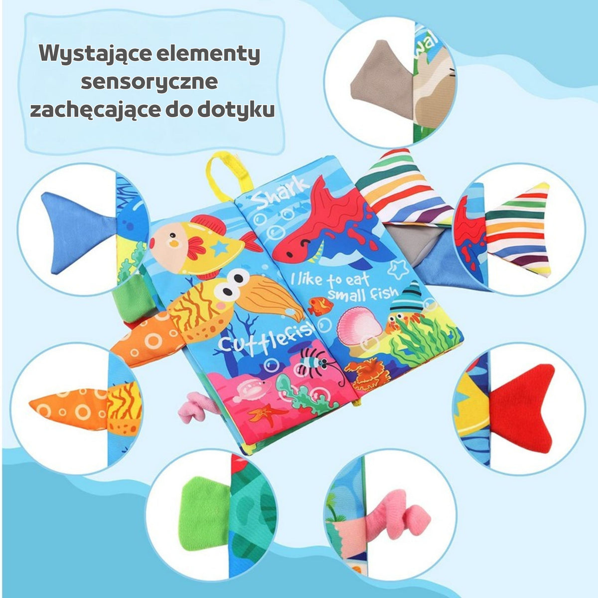 Woopie Baby grāmatiņa ar astēm – čaukstošas lapas