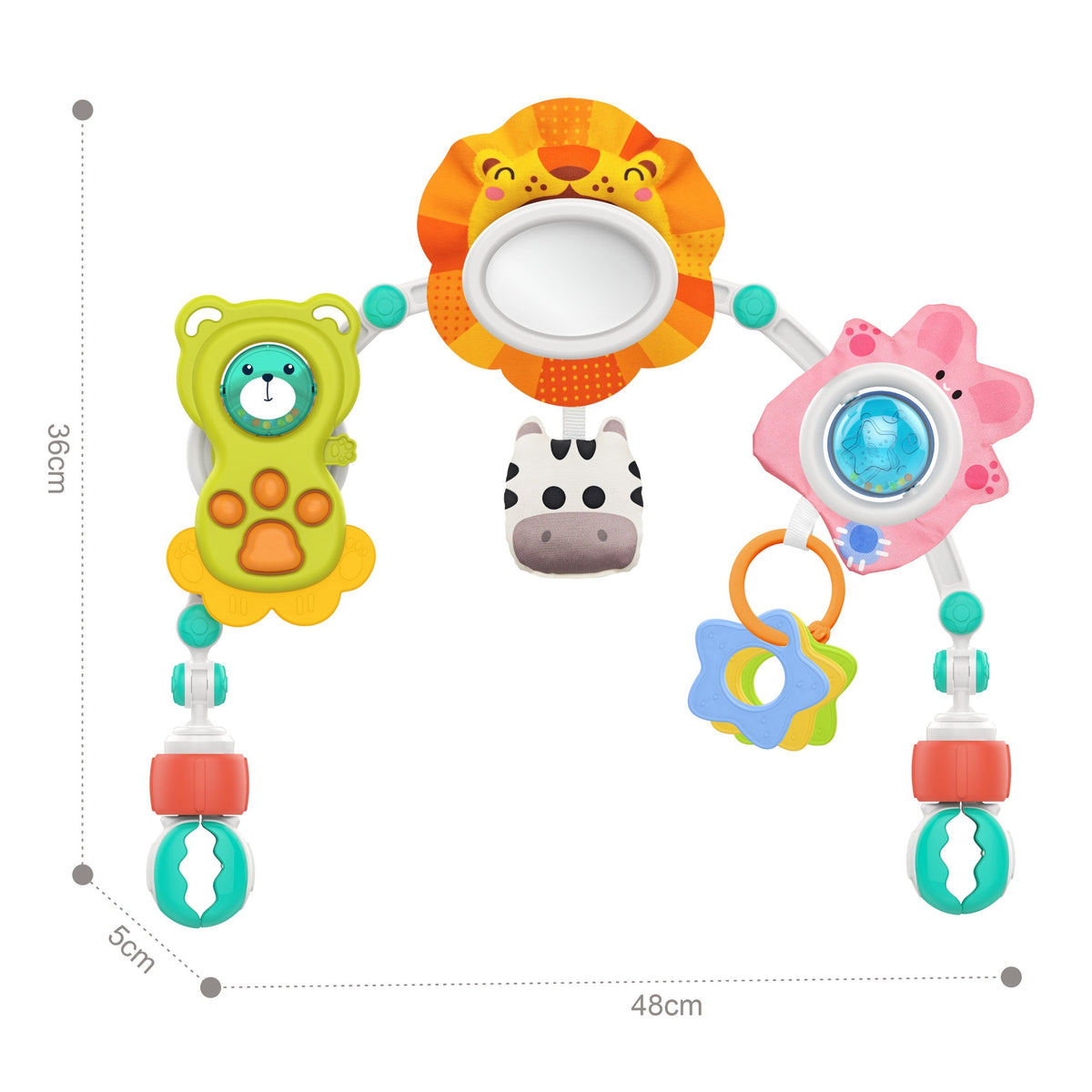 Woopie Baby lion bear arch – universal clips