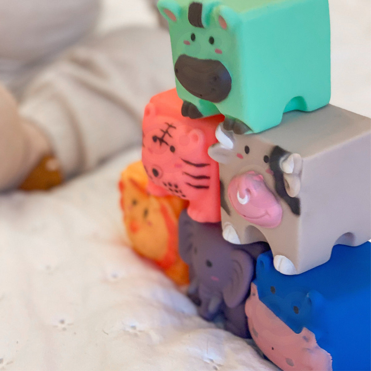 Woopie Baby sensory animal blocks – gift box